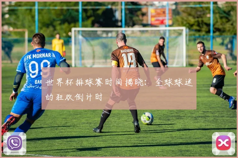 世界杯排球赛时间揭晓：全球球迷的狂欢倒计时